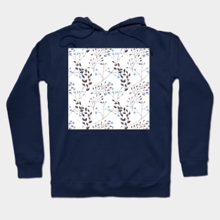 Branches with blossoms and leaves Hoodie